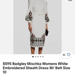 Badgley Mischka size 8 dress!